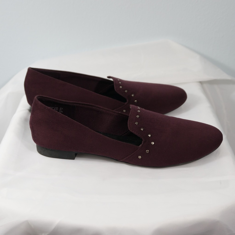 Brash Slip On Maroon Shoe - Picture 2 of 8